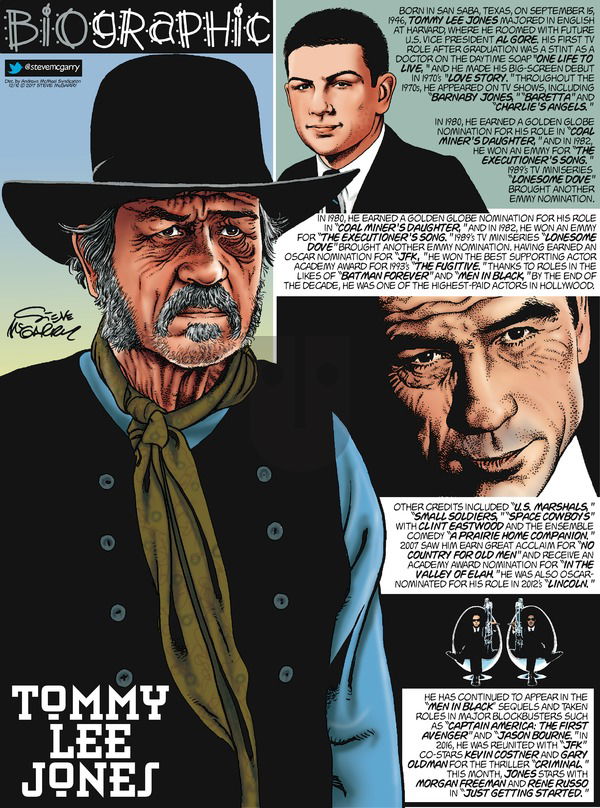 Biographic on Sunday December 10, 2017 Comic Strip