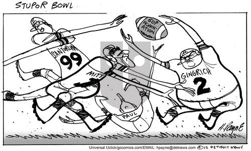 Henry Payne - Sunday February 5, 2012 Comic Strip
