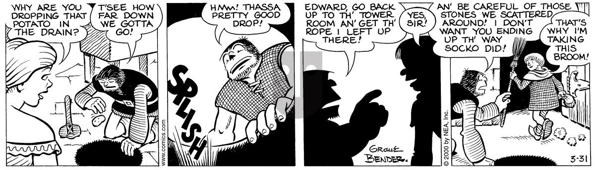 Alley Oop - Friday March 31, 2000 Comic Strip