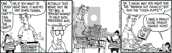 Monty on Friday August 10, 2001 Comic Strip