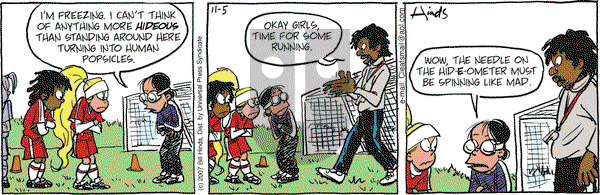 Cleats on Monday November 5, 2007 Comic Strip