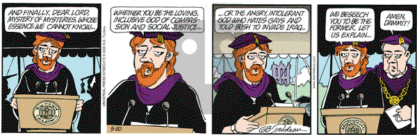 Doonesbury on Saturday May 20, 2006 Comic Strip