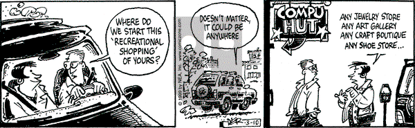 Betty on Wednesday March 10, 1999 Comic Strip