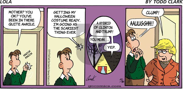 Lola on Sunday October 30, 2016 Comic Strip