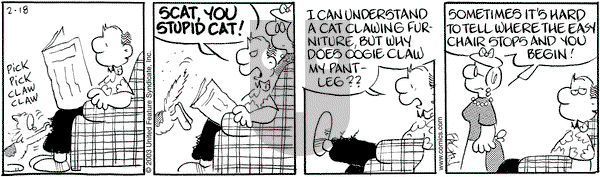 Drabble on Tuesday February 18, 2003 Comic Strip