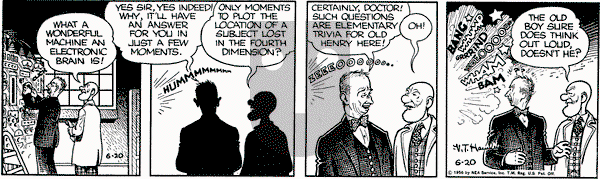 Alley Oop on Wednesday June 20, 1956 Comic Strip