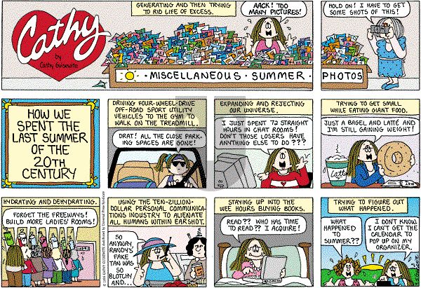 Cathy Classics - Sunday September 5, 1999 Comic Strip