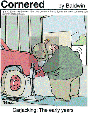 Cornered - Tuesday January 7, 2003 Comic Strip