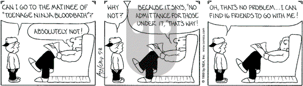 The Born Loser on Saturday May 8, 1999 Comic Strip