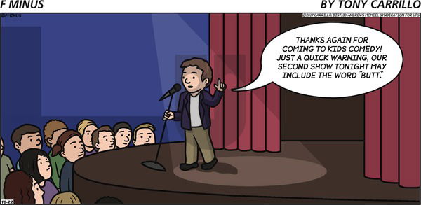 F Minus on Sunday October 22, 2017 Comic Strip