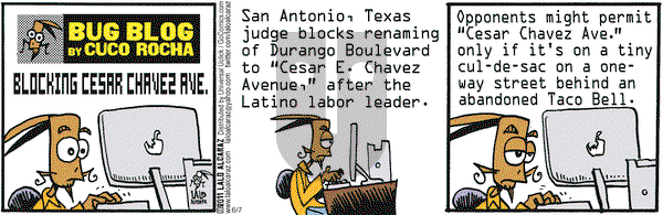 La Cucaracha on Tuesday June 7, 2011 Comic Strip