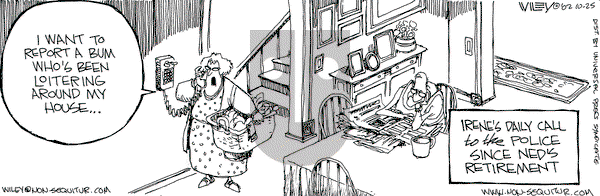 Non Sequitur on Friday October 25, 2002 Comic Strip