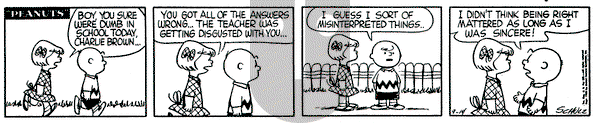Peanuts on Wednesday September 14, 1955 Comic Strip