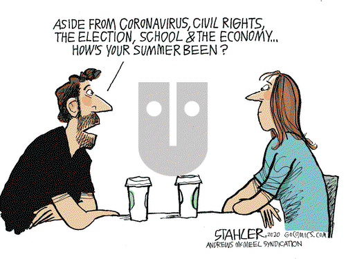 Jeff Stahler on Tuesday July 28, 2020 Comic Strip