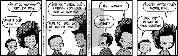 The Boondocks on Monday May 14, 2007 Comic Strip