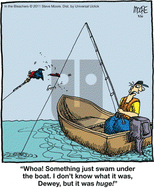 In the Bleachers on Wednesday August 10, 2011 Comic Strip