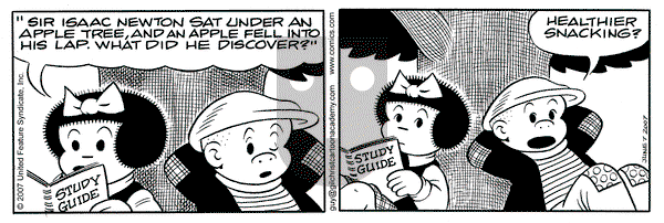 Nancy on Thursday June 7, 2007 Comic Strip
