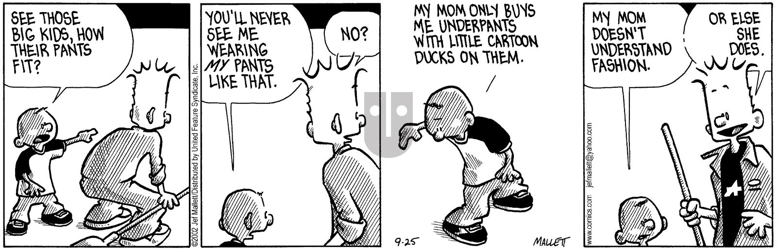 Frazz - Wednesday September 25, 2002 Comic Strip