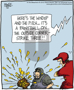 In the Bleachers on Monday October 1, 2012 Comic Strip