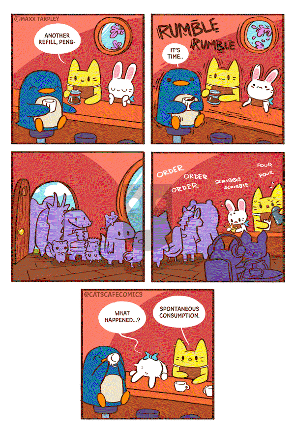 Cat's Cafe on Monday May 8, 2023 Comic Strip