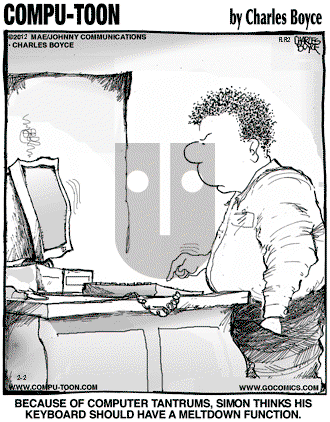Compu-toon on Thursday February 2, 2012 Comic Strip