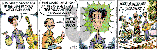 Baldo on Saturday March 17, 2001 Comic Strip