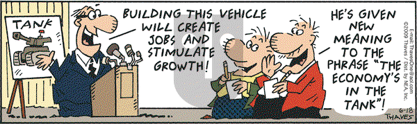 Frank and Ernest on Thursday June 18, 2009 Comic Strip