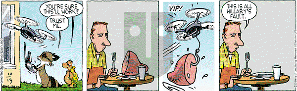 Over the Hedge on Thursday October 13, 2016 Comic Strip