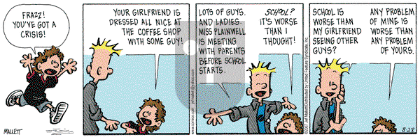 Frazz - Tuesday August 28, 2007 Comic Strip