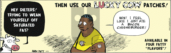Lucky Cow - Saturday September 25, 2004 Comic Strip