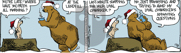 The Grizzwells on Monday December 24, 2018 Comic Strip