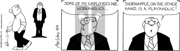 The Born Loser on Friday August 9, 2002 Comic Strip