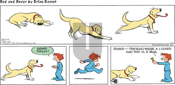 Red and Rover on Sunday January 11, 2015 Comic Strip