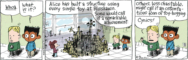 Cul de Sac on Monday March 2, 2015 Comic Strip