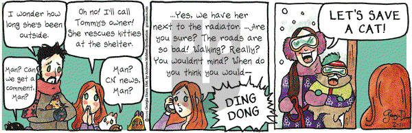Breaking Cat News on Monday February 11, 2019 Comic Strip