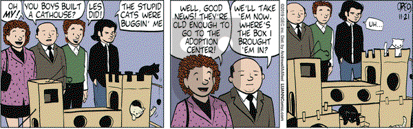 Luann - Thursday November 21, 2019 Comic Strip