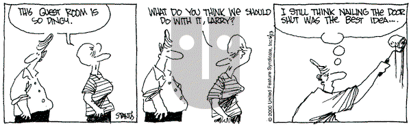 The Buckets on Wednesday December 27, 2000 Comic Strip