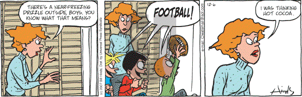 Cleats - Thursday December 6, 2007 Comic Strip