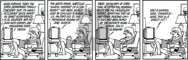 Doonesbury on Monday June 22, 1981 Comic Strip
