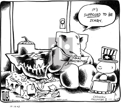 Tom Toles on Sunday October 19, 2003 Comic Strip