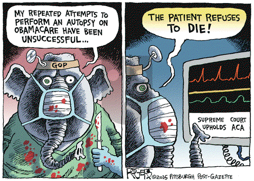 Rob Rogers on Friday June 26, 2015 Comic Strip