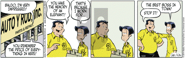 Baldo on Saturday May 24, 2014 Comic Strip