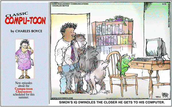 Compu-toon on Sunday April 13, 2008 Comic Strip