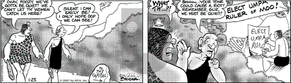 Alley Oop on Thursday January 25, 2007 Comic Strip