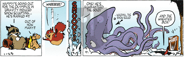 Over the Hedge on Tuesday January 23, 2018 Comic Strip