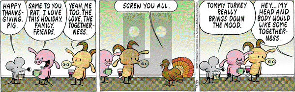 Pearls Before Swine - Thursday November 23, 2017 Comic Strip