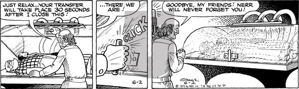 Alley Oop - Monday June 2, 1975 Comic Strip