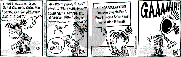 Heart of the City on Friday November 30, 2018 Comic Strip