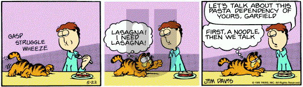 Garfield on Thursday May 22, 1980 Comic Strip
