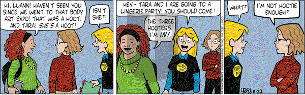 Luann on Wednesday November 22, 2017 Comic Strip